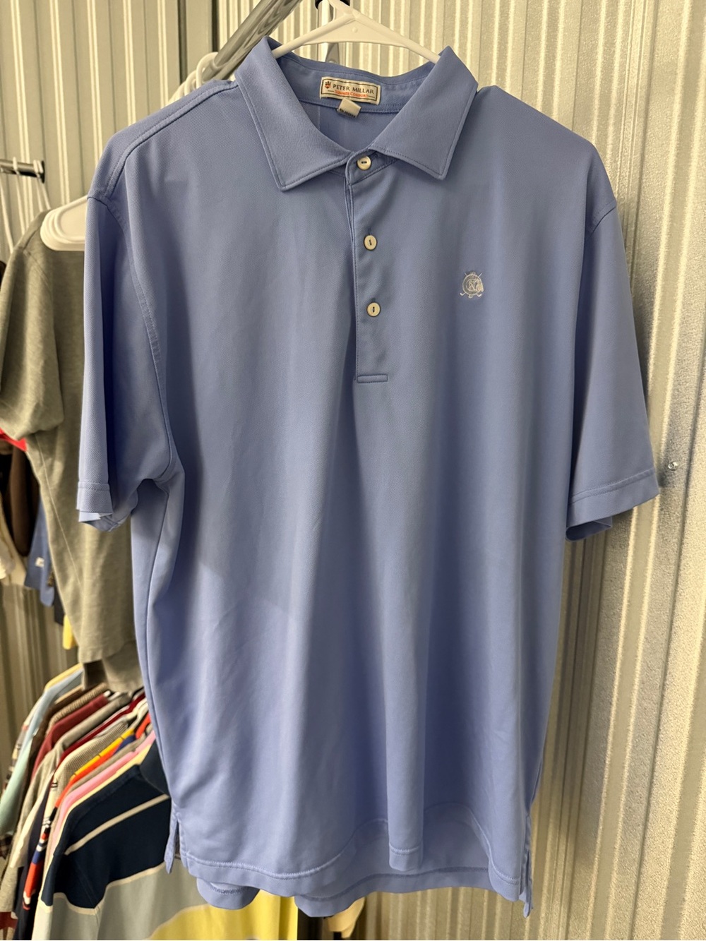 Peter Millar Men’s Sky Blue Performance Polo